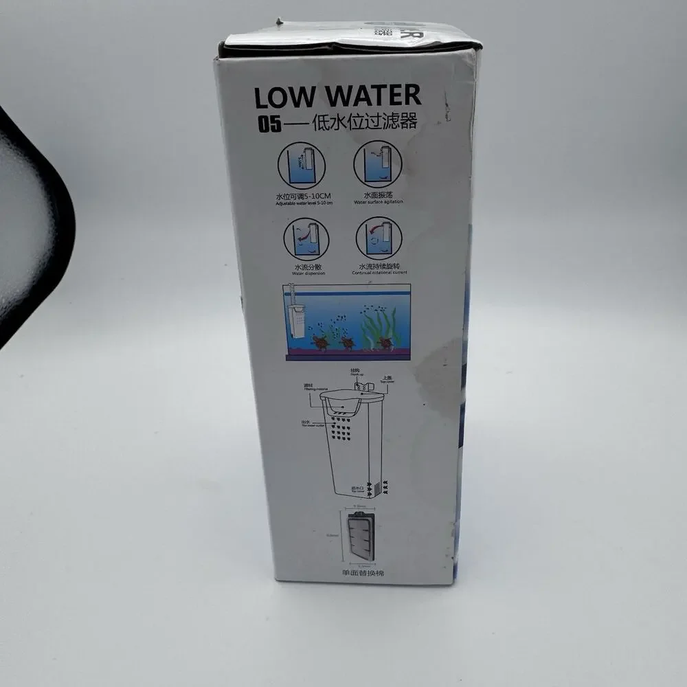 Aquarium Filter(3.5W), Fish Tank Filter, Turtle Tank Filter, Low-Water Filter